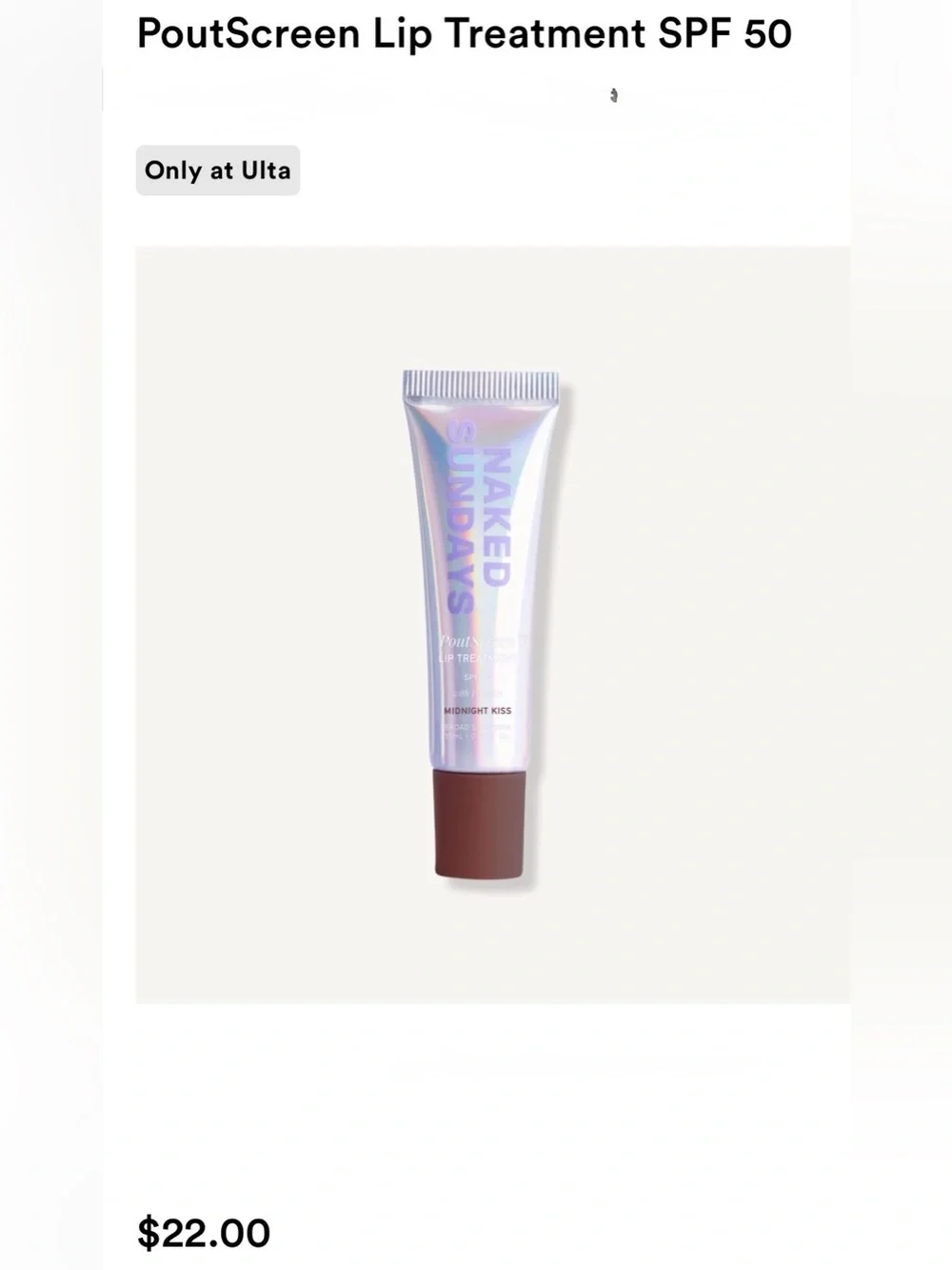 Naked Sundays Set of 2 Lip Treatments